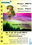 Exposition personnelle en collaboration avec Monique Bogni à Boussy-St-Antoine